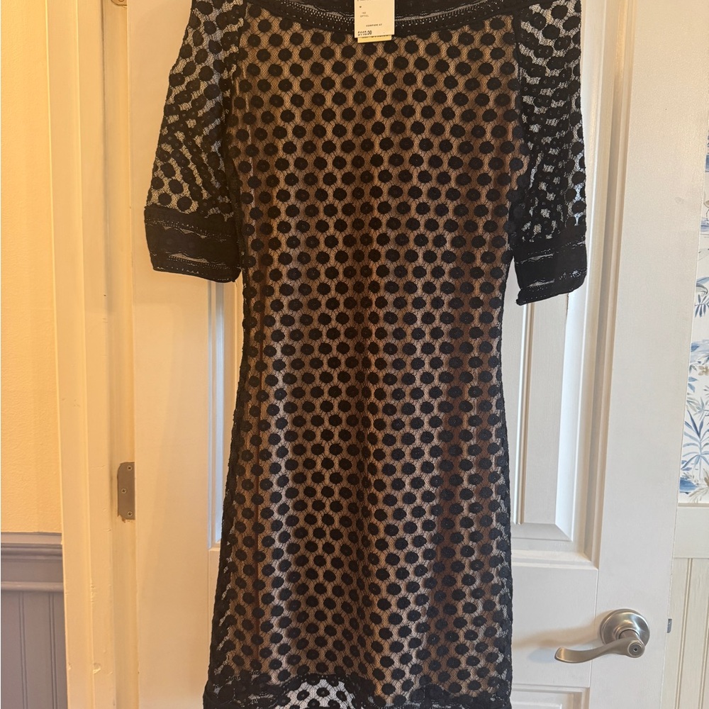 Elegant Black Lace Dress